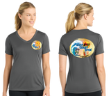 WCO25/Sport Tek Women PosiCharge Competitor V Neck/LST353
