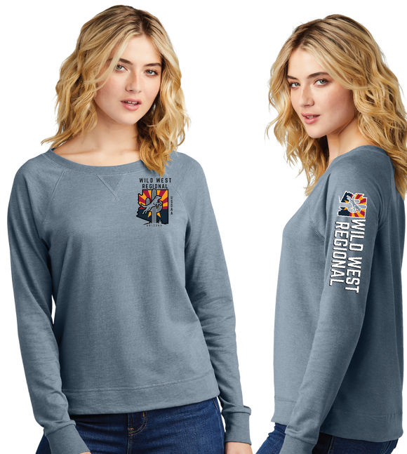 WWR25/Women Featherweight French Terry Long Sleeve Crewneck/DT672