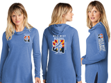 WWR25/Sport Tek Women TriBlend Wicking Long Sleeve Hoodie/LST406