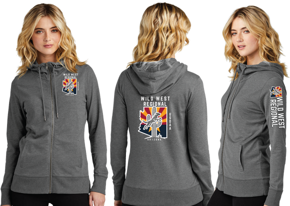 WWR25/Women Featherweight French Terry Full Zip Hoodie/DT673