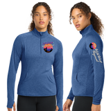 WWR26/SportTek Women SportWick Stretch QTR Zip Pullover/LST850