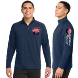 WWR26/SportTek SportWick Stretch QTR Zip Pullover/ST850