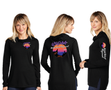 WWR26/Sport Tek Women TriBlend Wicking Long Sleeve Hoodie/LST406