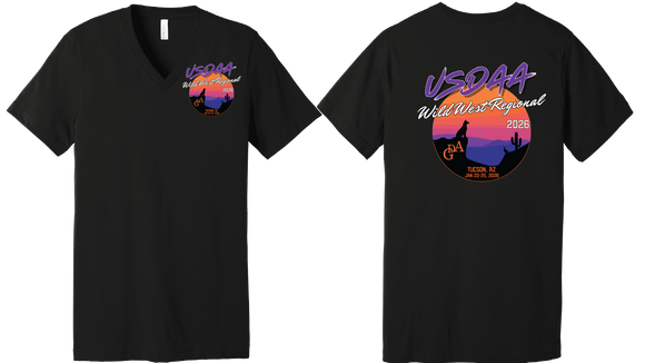 WWR26/BELLA CANVAS  Unisex Jersey Short Sleeve V Neck Tee/BC3005