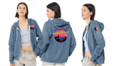 WWR26/Bella Canvas mid weight Full zip hoodie/3739