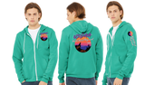 WWR26/Bella Canvas mid weight Full zip hoodie/3739