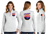 WWR26/Ladies 9oz Quarter Zip Sweatshirt/LST253/