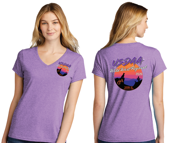 WWR26/Port  n Company Women's TriBlend V Neck Tee/LPC330V