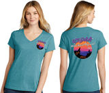 WWR26/Port  n Company Women's TriBlend V Neck Tee/LPC330V