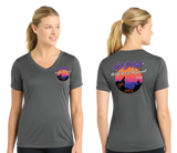 WWR26/Sport Tek Women PosiCharge Competitor V Neck/LST353