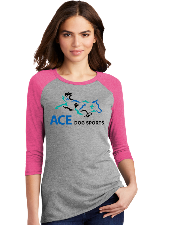 ACE/Women Tri Blend Raglan Sleeve/DM136L