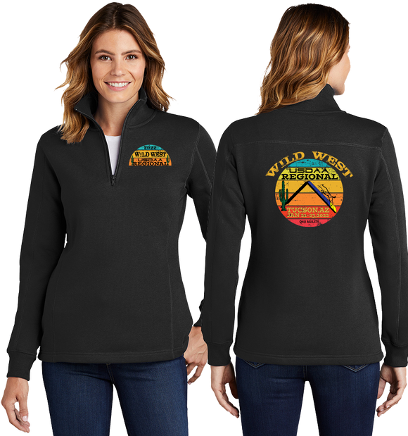 Wild West Regional Ladies 9oz 1/4-Zip Sweatshirt LST253